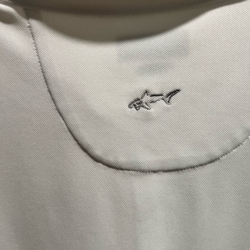 Greg Norman Collection White Sleeveless Golf Shirt.  Carolina National. - Picture 6 of 7